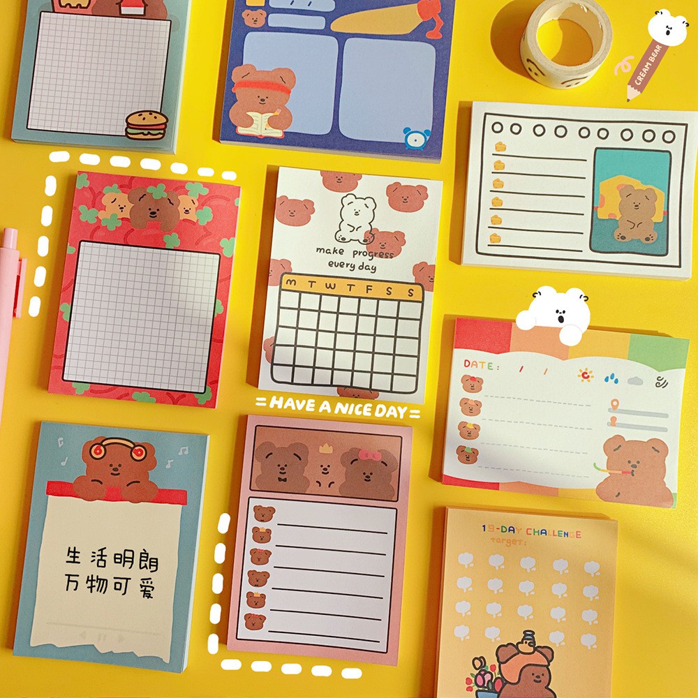 Tập giấy note - sticky note xinh xắn tiện lợi