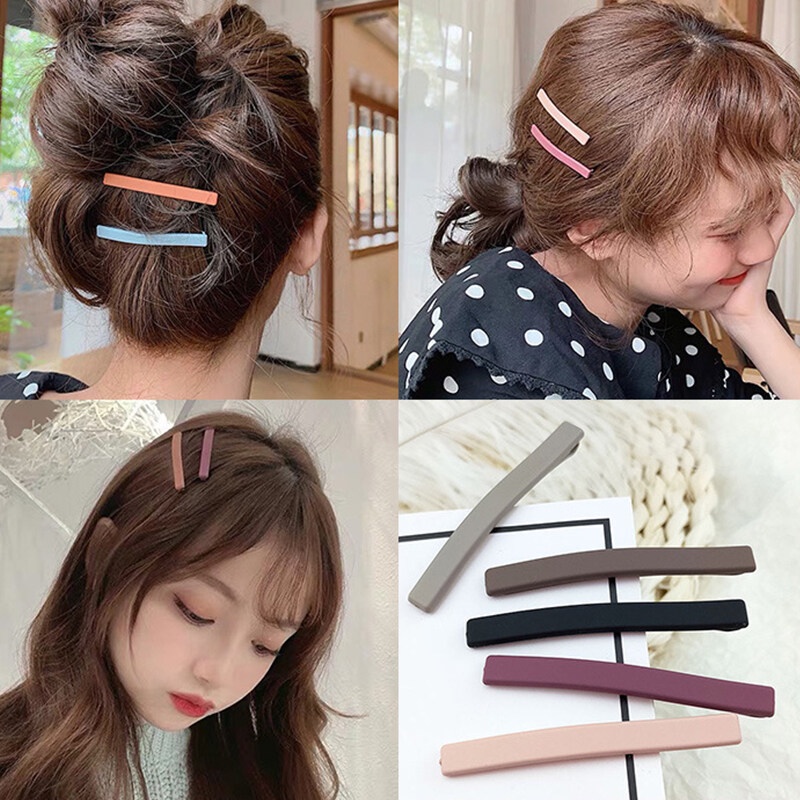 Kẹp Tóc Màu Sắc Thời Trang Vintage Cho Nữ