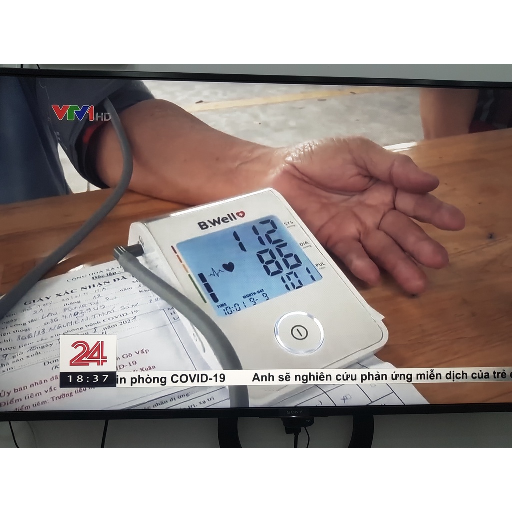 Máy đo huyết áp bắp tay Bwell Swiss Sản Xuất Thụy Sĩ Bảo Hành 5 Năm