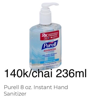 Trả hàng order nước rửa tay khô Purell (2)