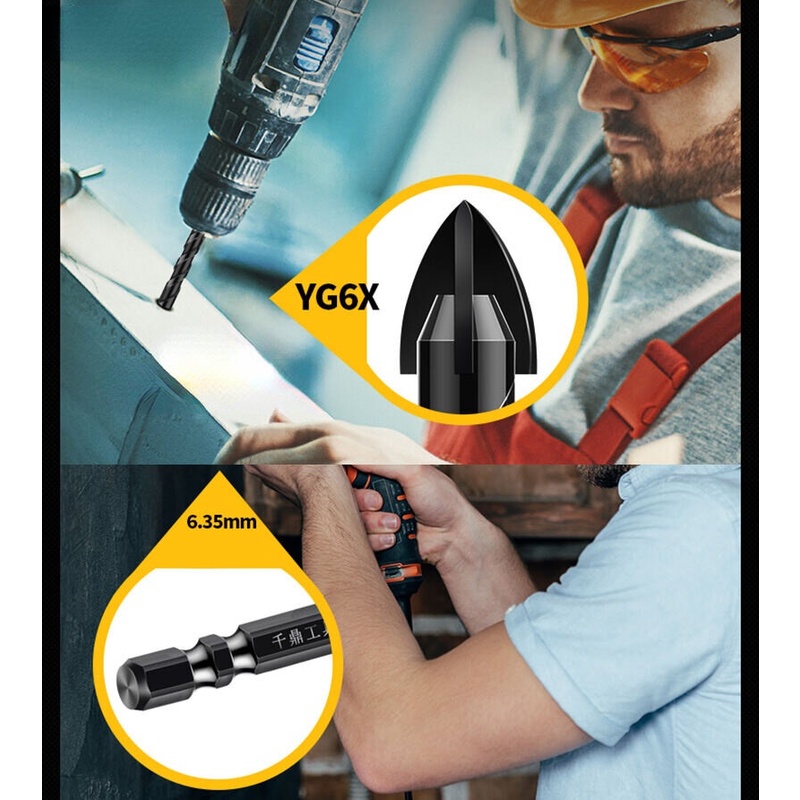 Bộ mũi khoan thép vonfram 5 món