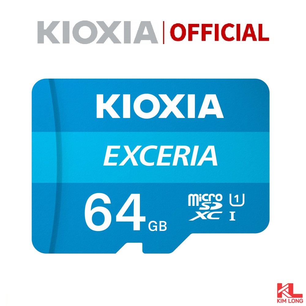 Thẻ nhớ KIOXIA ( Toshiba ) Micro SDHC 64GB Class 10 UHS-I 100MB/s - FPT phân phối