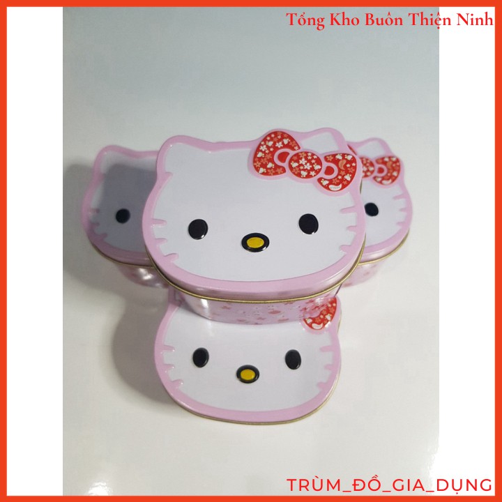 Hộp Dây, Chun Buộc Tóc Kitty 30 Dây Cho Bé Siêu Đẹp