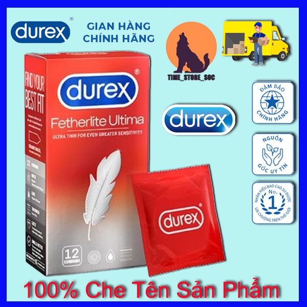 Bao cao su Durex Fetherlite dòng bao siêu mỏng mang cảm giác chân thật nhất cho mọi cuộc yêu.