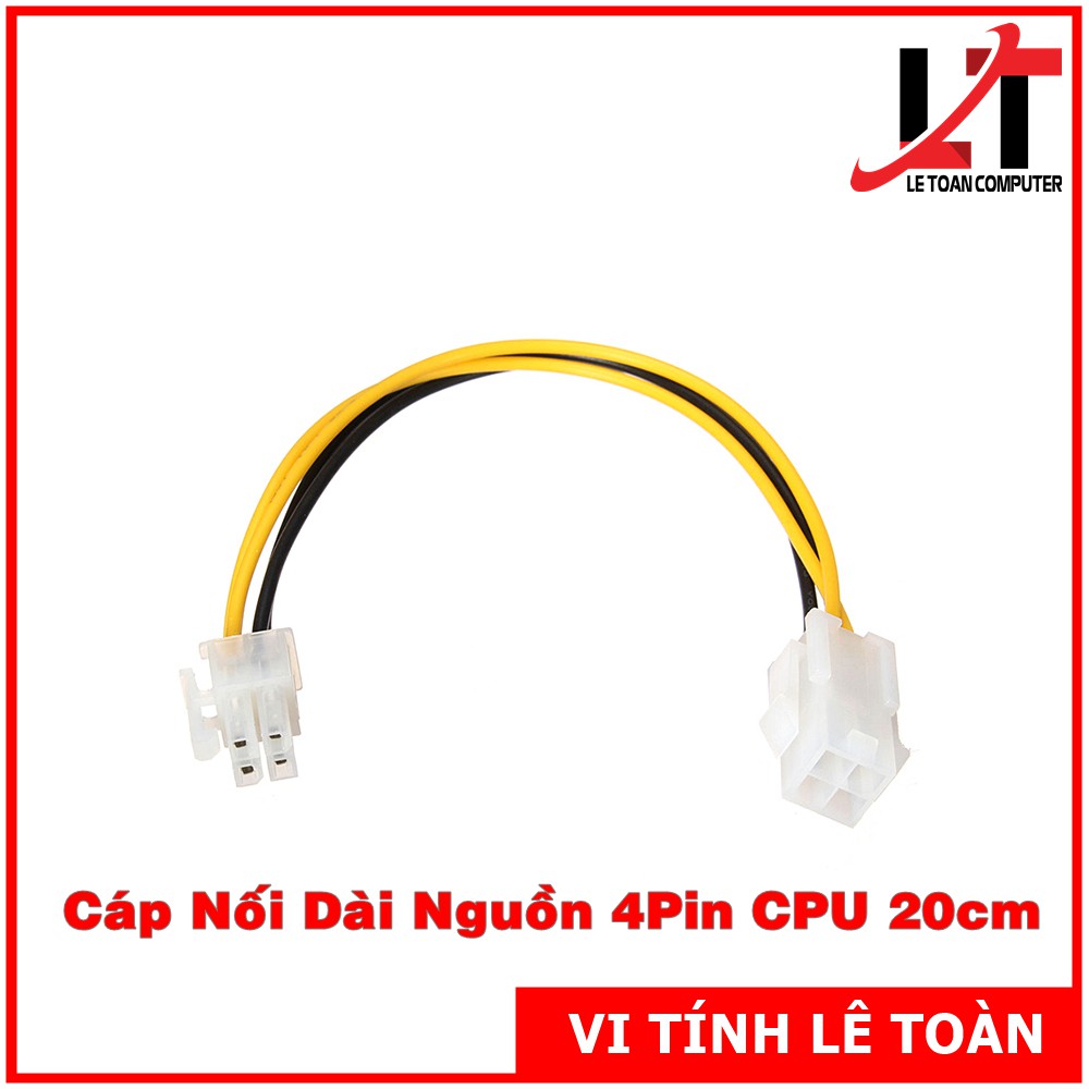 Cáp nối dài nguồn 4Pin CPU 20cm