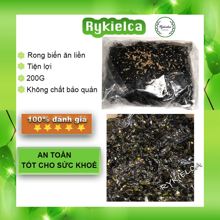 Rong biển xoắn khô Đà Nẵng ăn liền, an toàn, tiện lợi, nhiều dinh dưỡng - 200g