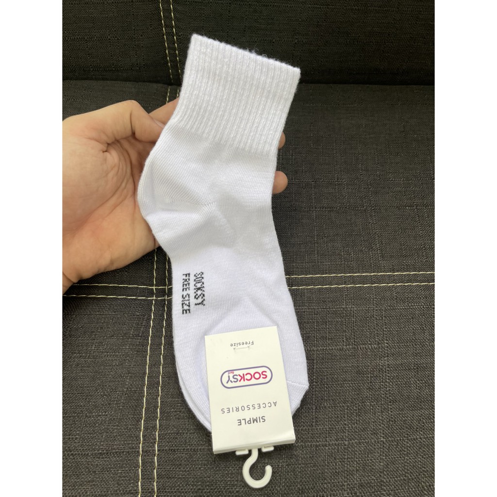 Vớ/Tất Cotton SOCKSY Chất Xịn Nhập Khẩu Thái Chính Hãng 100% - Màu Ngẫu Nhiên