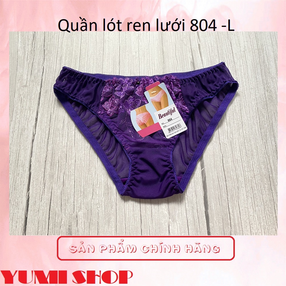 /CÓ SẴN/ Combo 12 Quần lót nữ Beautiful 804 size L quần lót ren lưới MÀU NGẪU NHIÊN.