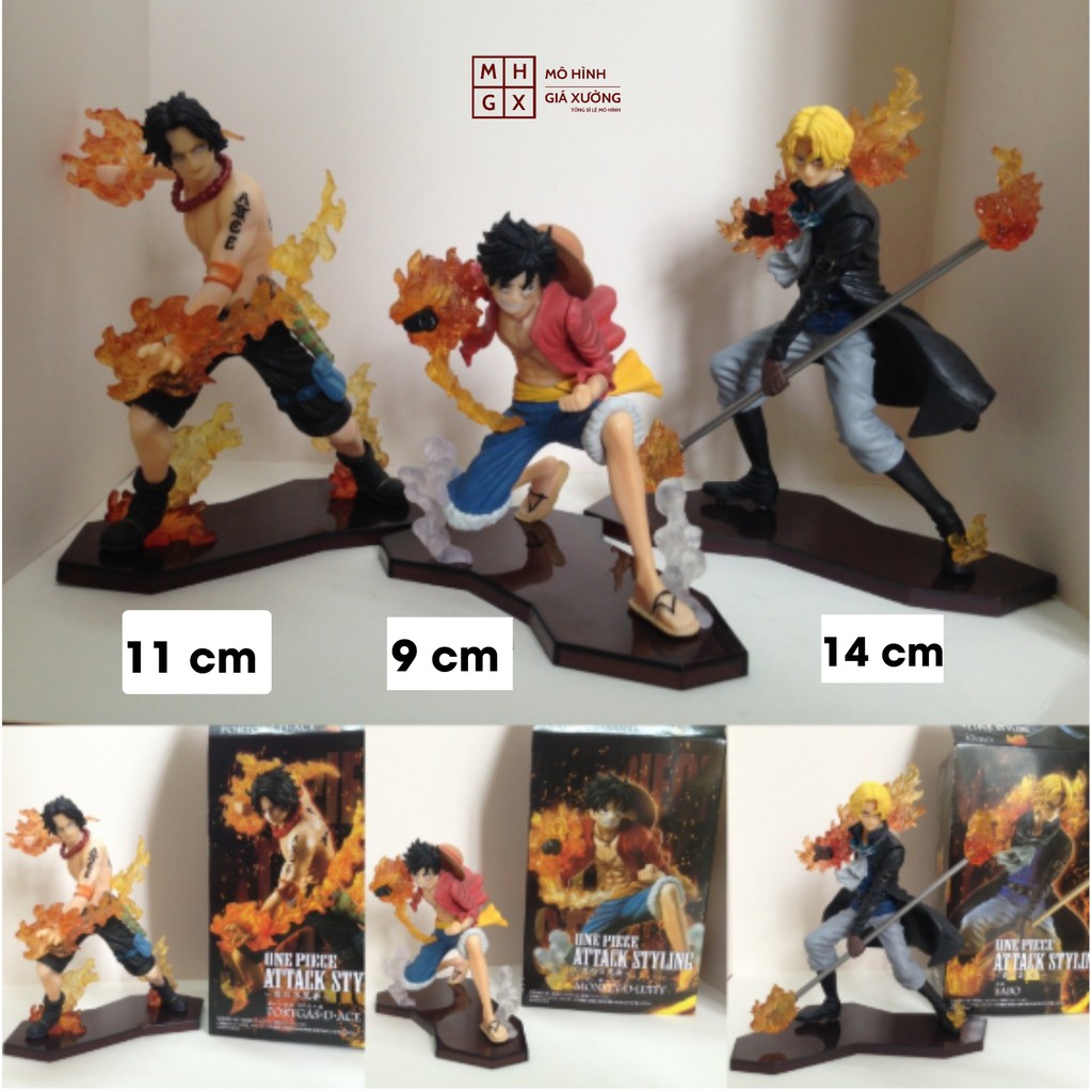 Mô hình  Sabo Tổng tham mưu Trưởng của Quân Cách mạng trạng thái chiến Đấu· One Piece  Cao 15cm - Tượng Figure