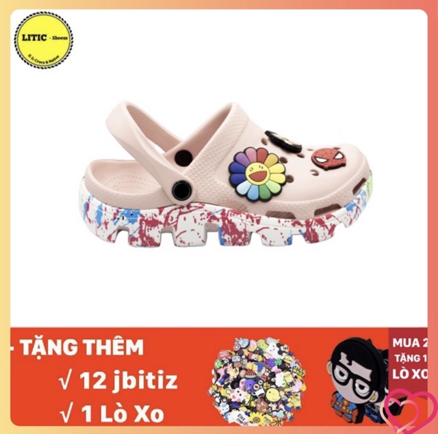 💖 Dép khủng long vảy sơn đế lượn sóng💖 Sục bít đầu đế lượn sóng cao cấp 💖 | BigBuy360 - bigbuy360.vn