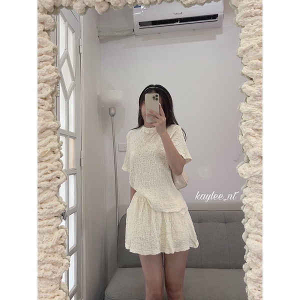 Set áo mix chân váy xoè 2 lớp chất xốp | BigBuy360 - bigbuy360.vn