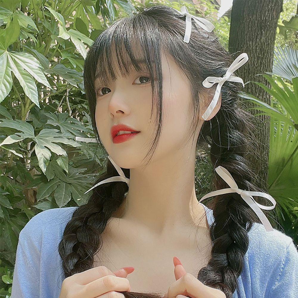 Kẹp Tóc Nơ Ren Phong Cách Lolita Dễ Thương Cho Nữ