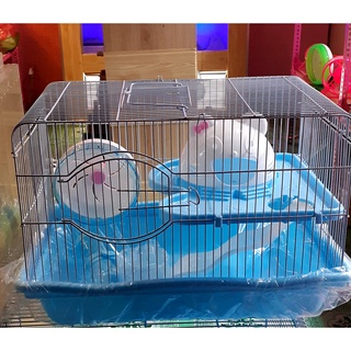 Lồng mèo đại full phụ kiện dành cho hamster 45cm
