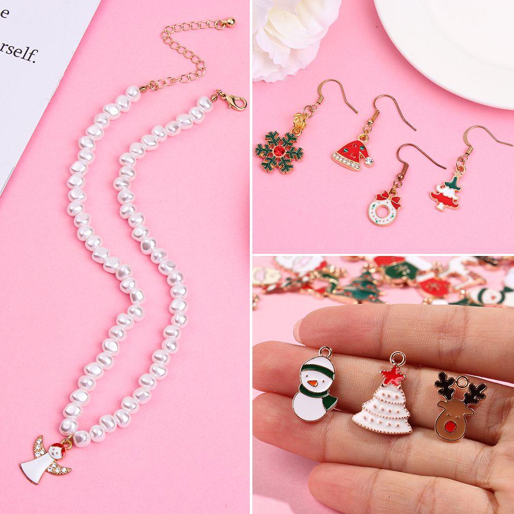 JONYE Phụ Kiện Treo Trang Trí Giáng Sinh Hình Người Tuyết Và Tuần Lộc DIY