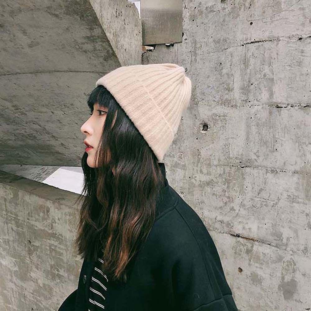Mũ beanie Dày Dặn Màu Sắc Đơn Giản Cho Nam