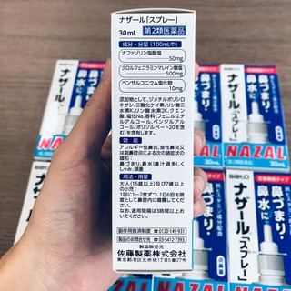 XỊT MŨI NAZAL NHẬT BẢN 30ml