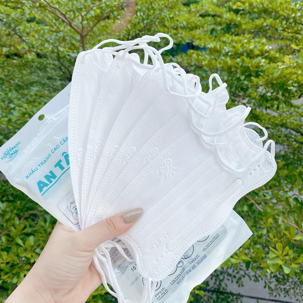 Thùng 300 Cái Khẩu Trang Cua AN TÂM King Crab Mix Màu Thời Trang