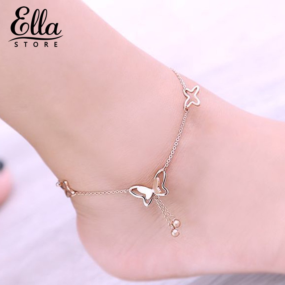 Vòng đeo chân hình bướm xinh xắn dành cho nữ | BigBuy360 - bigbuy360.vn