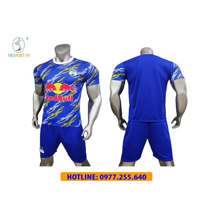 Áo Bóng Đá Trẻ Em HAGL, Quân Áo Đá Banh cho bé CLB HOÀNG ANH GIA LAI 2022 Thun Lạnh - Vicsport