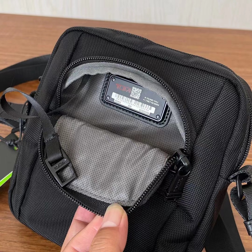 Tumi 22303111 Ba Lô Chéo Một Vai! Bóng Vải nylon Chống Thấm Nước Chống Mài Mòn Có Khóa Kéo YKK