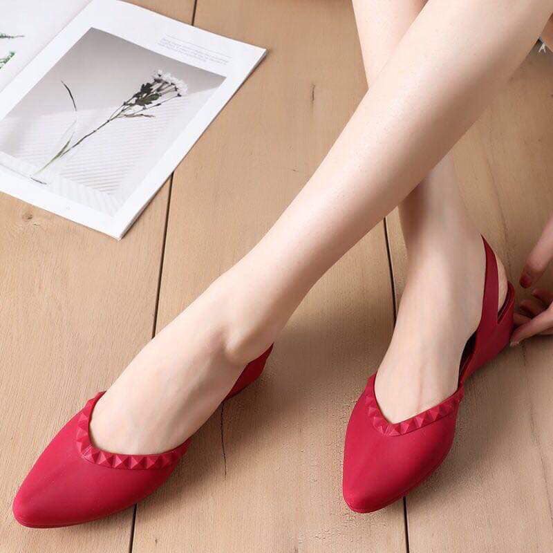 Giày nhựa dẻo nhiều màu đi mưa có quai | BigBuy360 - bigbuy360.vn