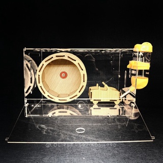 Chuồng mica mini - lắp ghép - - lolipet hamster , thỏ cảnh , nhím cảnh , chuột lang