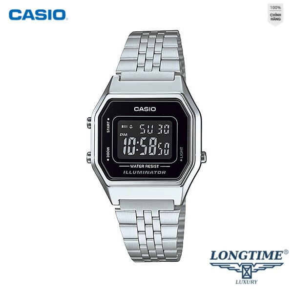 Đồng hồ nữ dây kim loại chính hãng casio LA680WA-1BDF