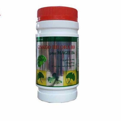 Ginkgo Biloba 120mg Plus Magie B6 – Hỗ trợ hoạt huyết dưỡng não, ngăn ngừa tai biến mạch máu não (Lọ 100 viên)