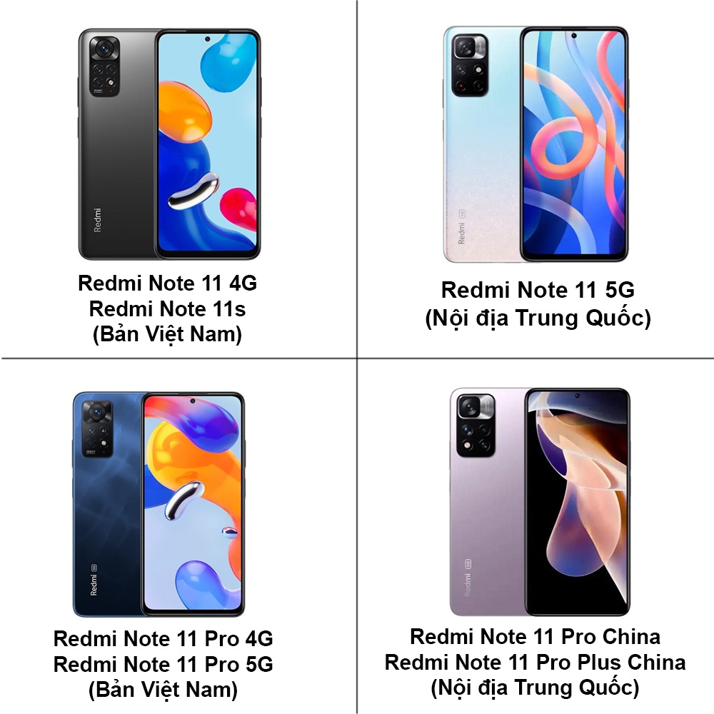 Ốp lưng Redmi Note 11 4G 5G - Redmi Note 11s Pro 4G 5G - Redmi Note 11 Pro+ dễ thương, đáng yêu