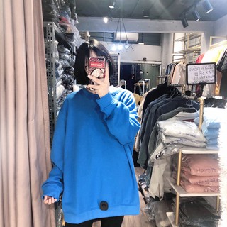 Áo sweater xanh ya - ẢNH THẬT