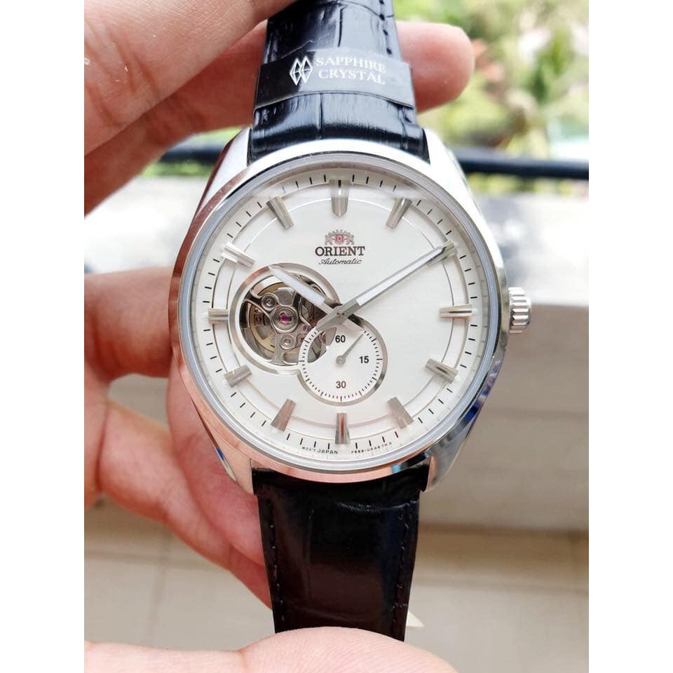 Đồng hồ Nam Orient Small Second Open Heart Dây da RN-AR0004S10B