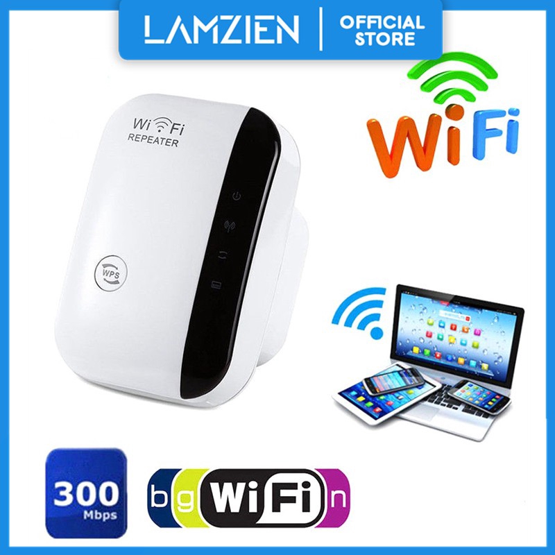 Bộ Khuếch Đại Sóng Wifi 300mbps Lamzien