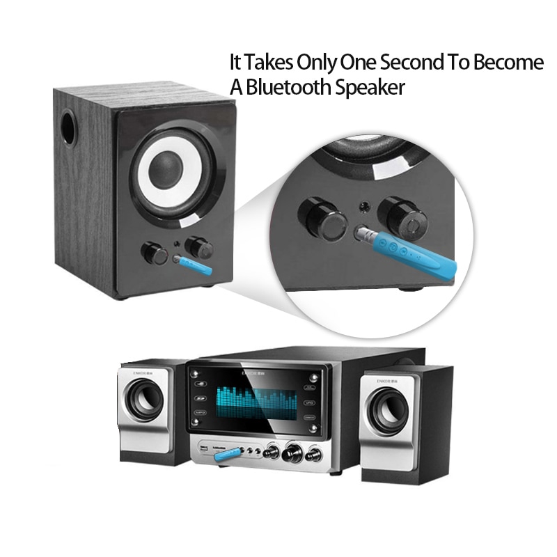 Đầu chuyển đổi tín hiệu âm thanh Bluetooth 4.2 cổng AUX và phụ kiện đi kèm
