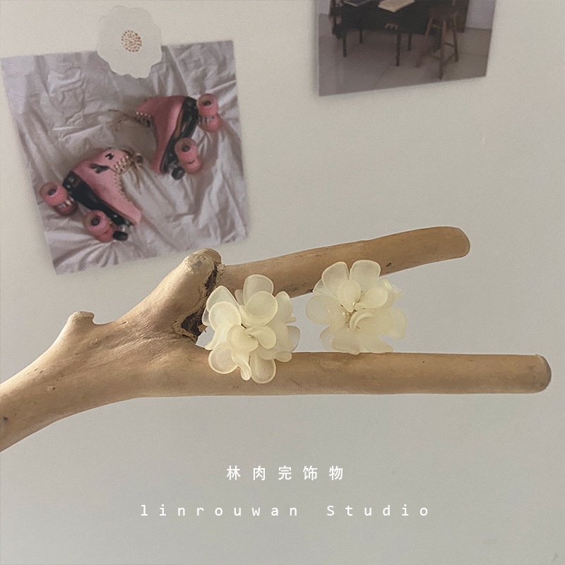 Khuyên Tai Nhựa Resin Hình Hoa Quả Bơ Màu Xanh Lá Thanh Lịch Và Thanh Lịch Thời Trang