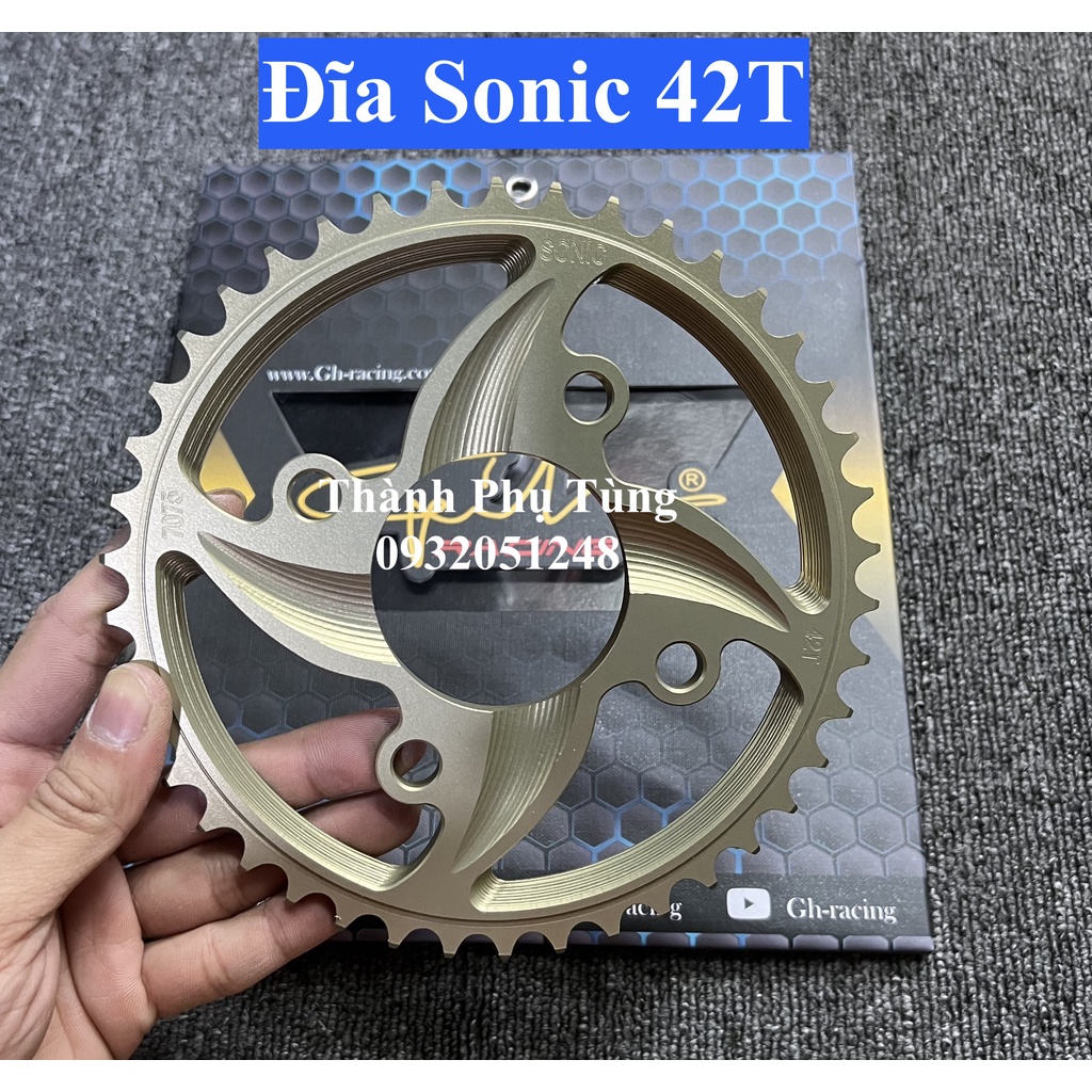 Đĩa tải nhôm 7075 siêu cứng gắn Exciter, Winner, Sonic, RS, Satria,Yaz...