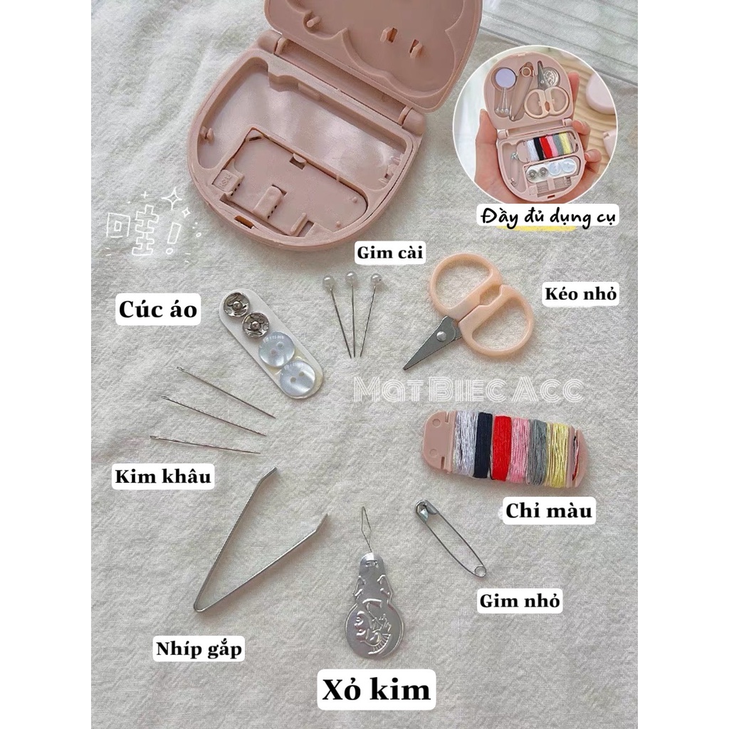 Bộ kim chỉ may vá đa năng bỏ túi tiện lợi có hộp SP0065