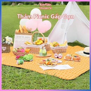 Thảm caro picnic gấp gọn thảm dã ngoại du lịch cao cấp họa tiết caro gấp gọn tiện lợi anhtuan_chuyensi