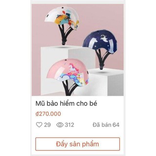 Nón bảo hiểm UEK cho bé