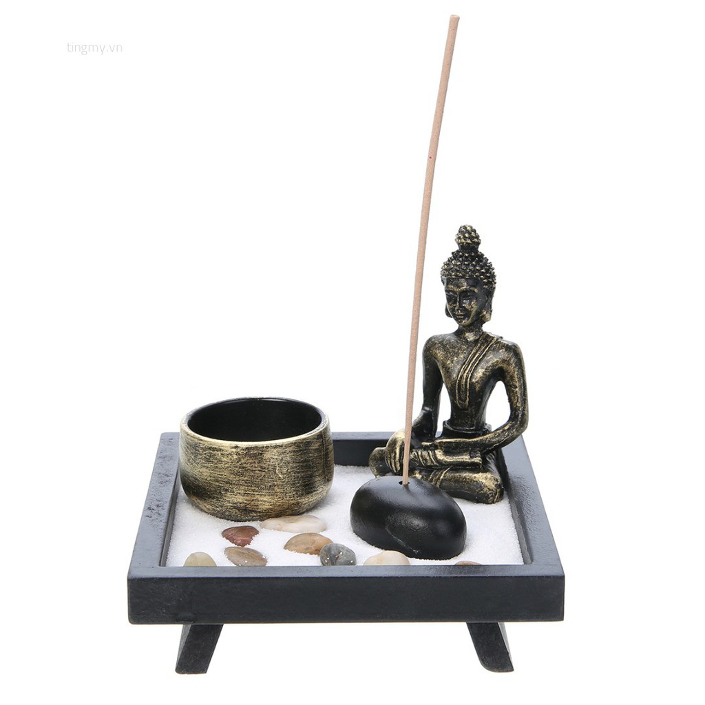 Bộ dụng cụ đốt trầm hương phong cách Phật giáo cho người tập Thiền Định
