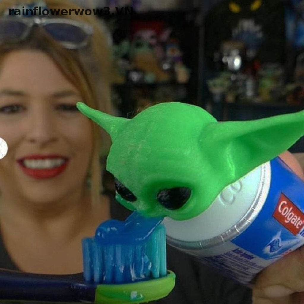 Dụng cụ lấy kem đánh răng yoda hình chữ y nắp nhân vật Mandalorian