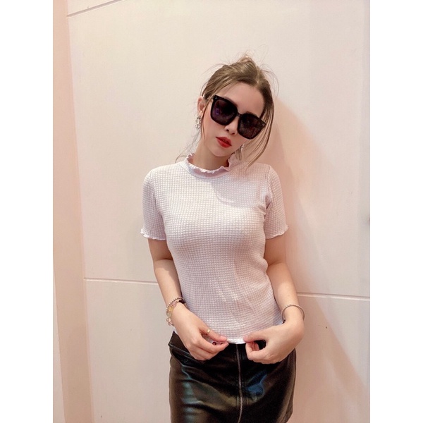 Áo cổ lọ tay dài - ngắn tay cuốn biên 2 màu vnxk