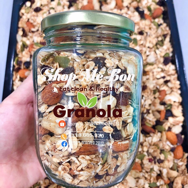 Granola không đường vị quế, cacao | BigBuy360 - bigbuy360.vn