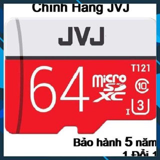⚡KỊCH SÀN💥Thẻ nhớ 64G Pro JVJ U3 Class 10 – chuyên dụng cho CAMERA, BH 5 năm, 1 đổi 1