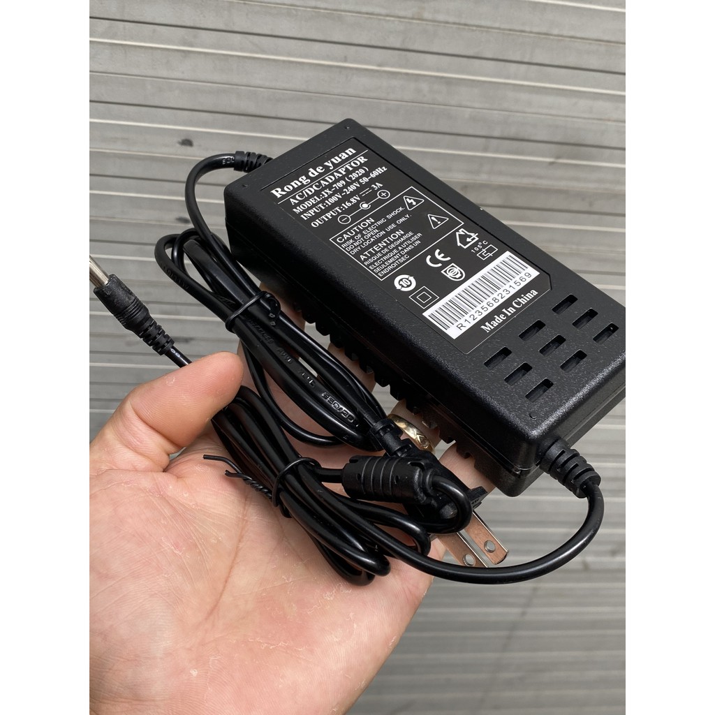 Sạc 4s 16.8v 3A sạc pin Li-ion 14.4V có đèn báo sạc khi đầy