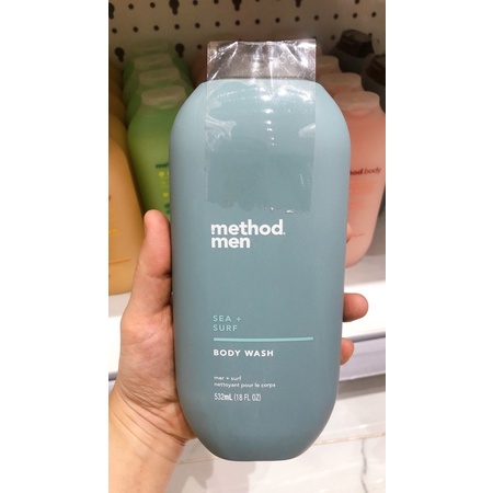 Sữa Tắm dưỡng ẩm , sáng da Method Body 532ml Oganic