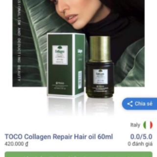 Tinh dầu Toco Collagen