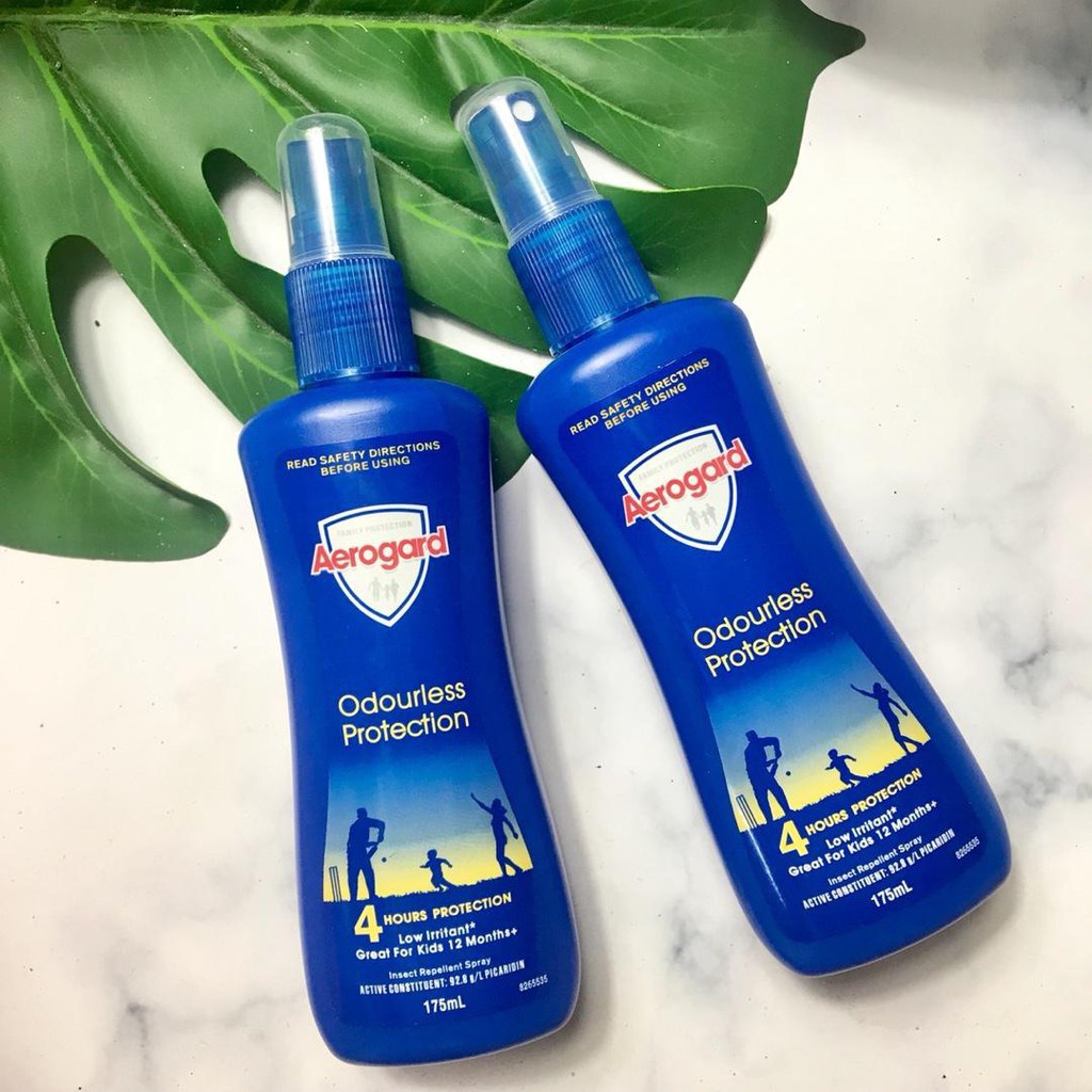 Xịt chống muỗi và côn trùng cho bé Aerogard Odourless Insect [Hàng Nội Địa Úc] có bill chemist