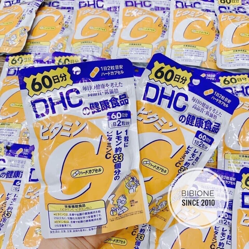 Viên uống vitamin C DHC Hard Capsule Nhật Bản Chính Hãng