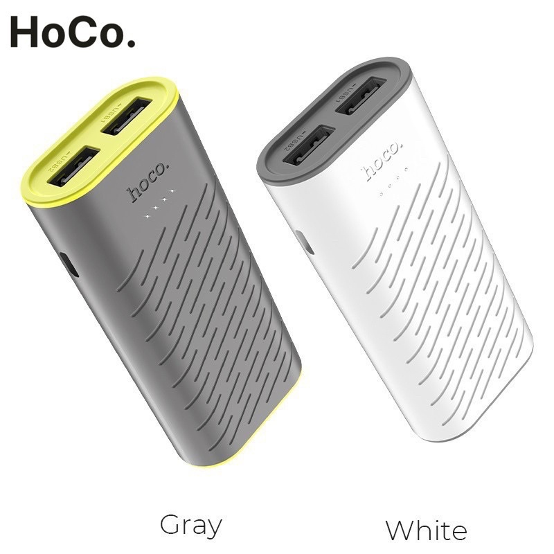 ✔FREESHIP✔Pin sạc dự phòng Hoco B31C Dung lượng 5200mAh 2 cổng ra USB-Sạc nhanh,nhỏ gọn cho IPHONE 6/7/8/x/Xsmax SAMSUNG