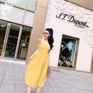 Đầm maxi có mod ngực